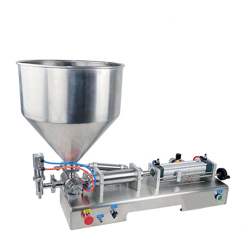 Single head pneumatic piston pump honey sauce paste filling machine with reliable quality cheap price supply
