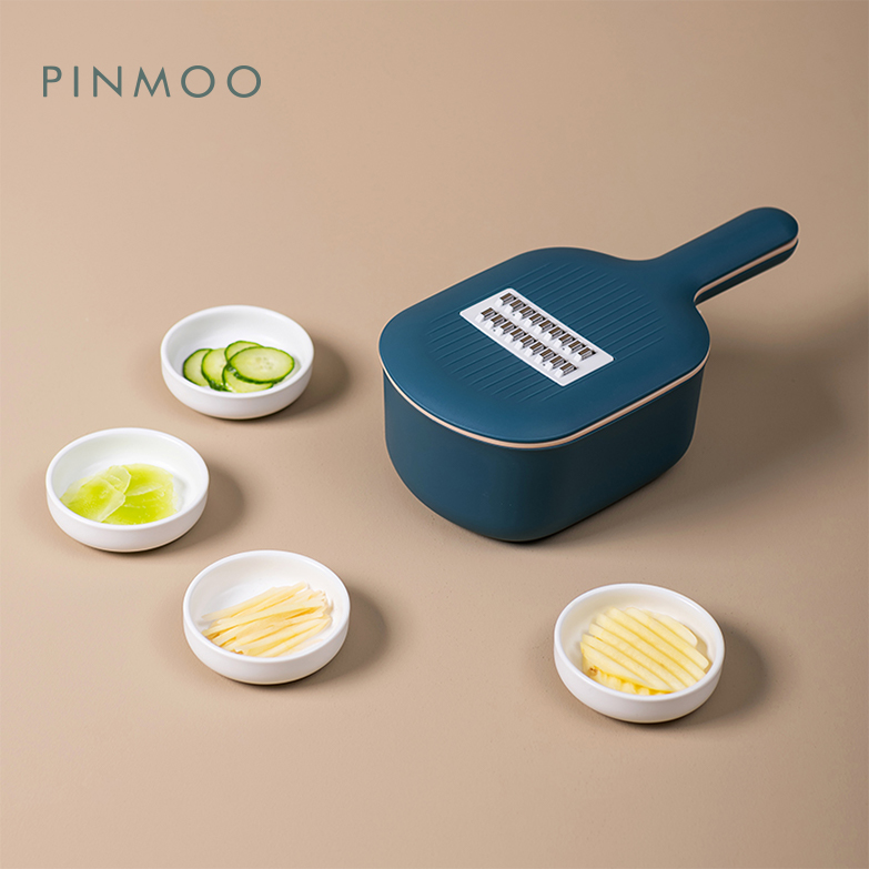 Новый кухонный инструмент Pinmoo, ручной измельчитель 2021, овощерезка для фруктов, Овощечистка и слайсер, кухонное приспособление