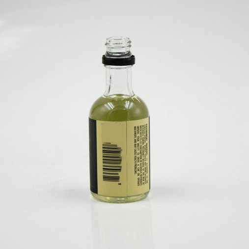 Mini 50ml spirits glass bottle with screw cap free samples