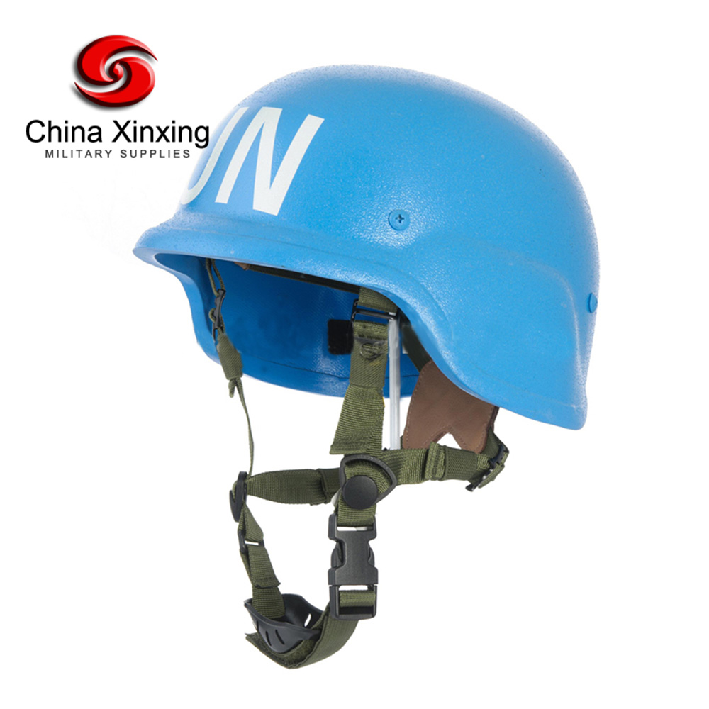 XINXING Factory Blue bulletproof helmet tactical helmet PASGT NIJ IIIA steel army combat helmet UN