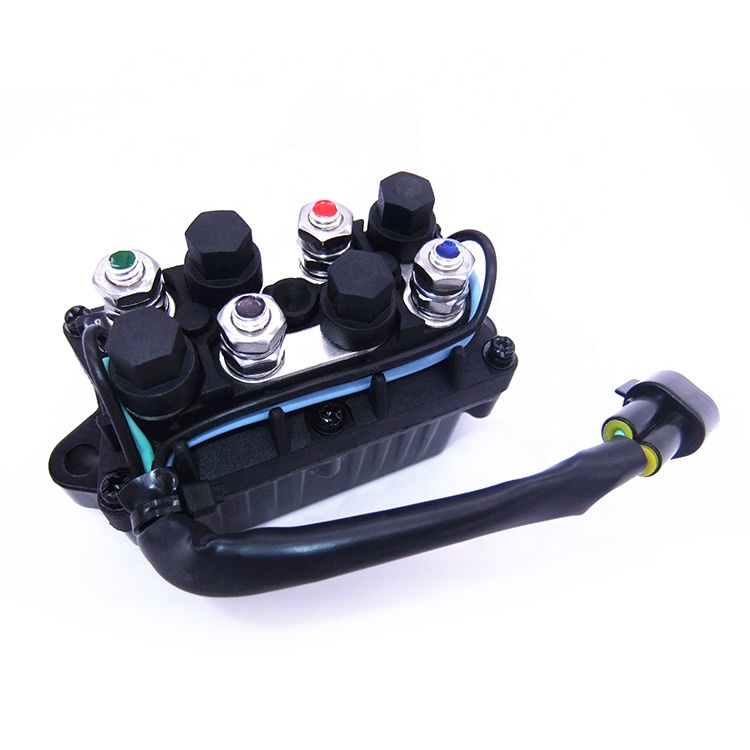 Boat Engine 61A-81950-00-00 silver contacts pure Relay Assy for Yamaha 25hp-250hp ET PPT Outboard Motors, 3 Pins