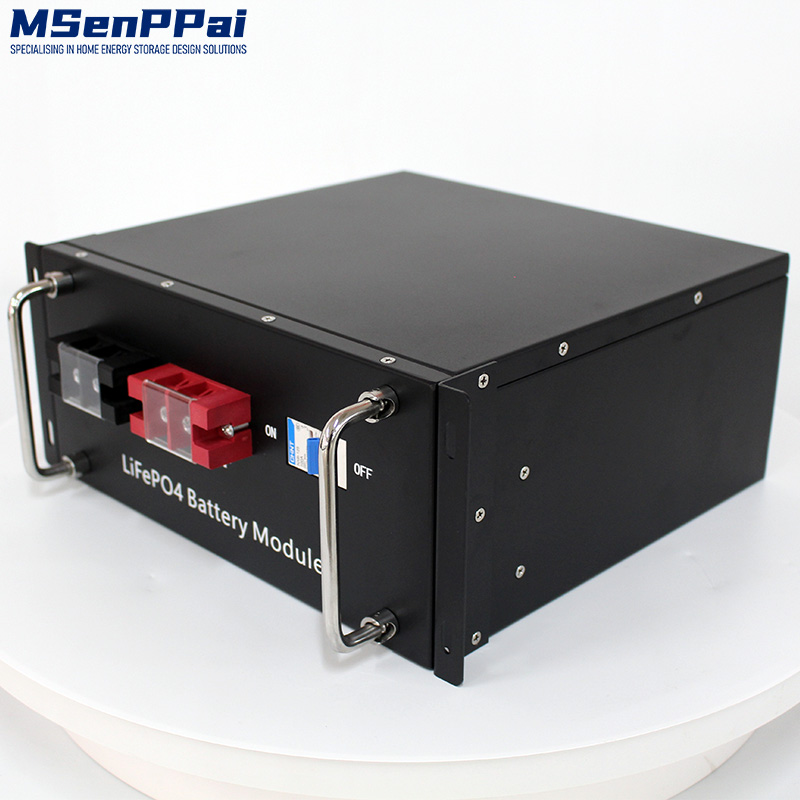 Smart BMS LiFePO4 10kwh 50 kwh 24V 48V 100Ah 200Ah 100Ah Solar Lithium ion Server Rack Mounted Battery Pack For Solar System