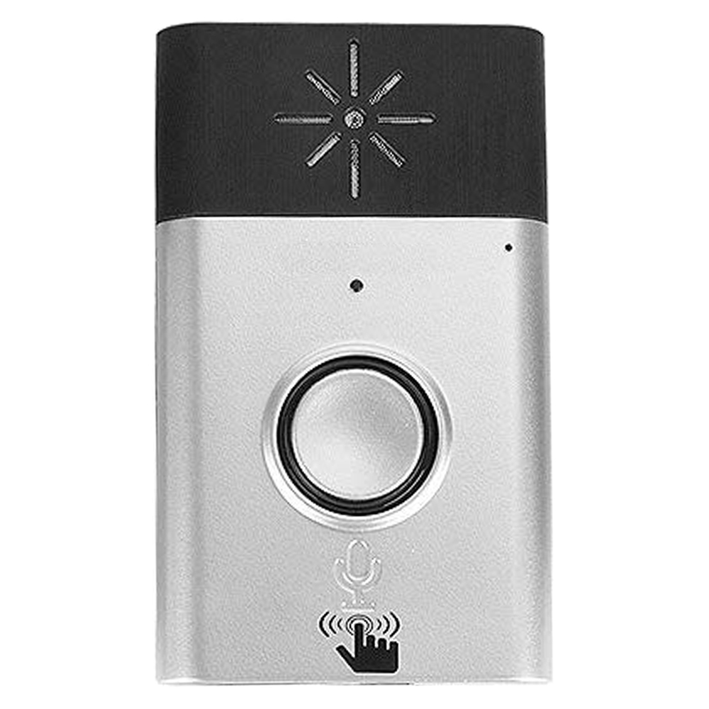 Wireless intercom doorbell, portable doorbell with one transmitter and one receiver, 300m open space. No need to connect a large