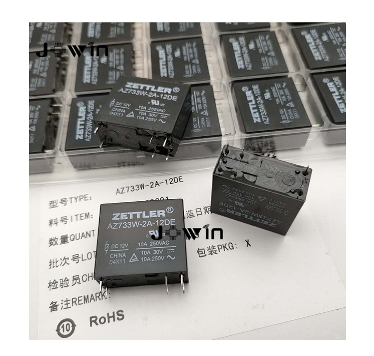 Реле AZ733W-2A-12DE 6PIN 12VDC 12V 10A