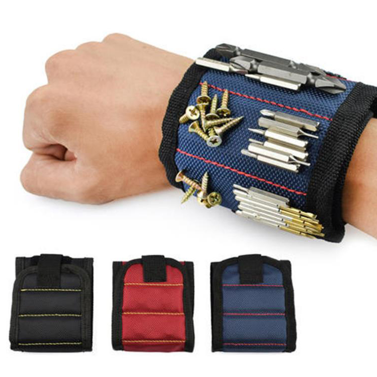 Strong Magnetic Wristband For Holding Tools