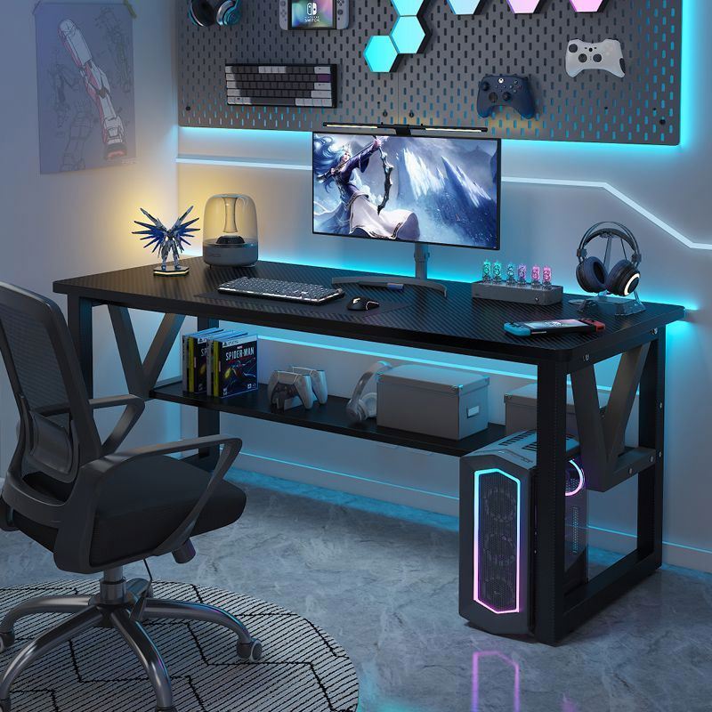 Hot Selling Metal Leg Ergonomic Modern Style Cheap Table PC Wood Computer Corner Gaming Desk For Gamer