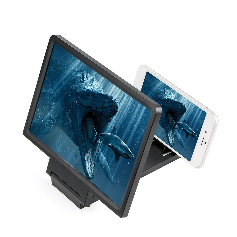 3D увеличительный кронштейн для экрана телефона HD видео усилитель с складным держателем