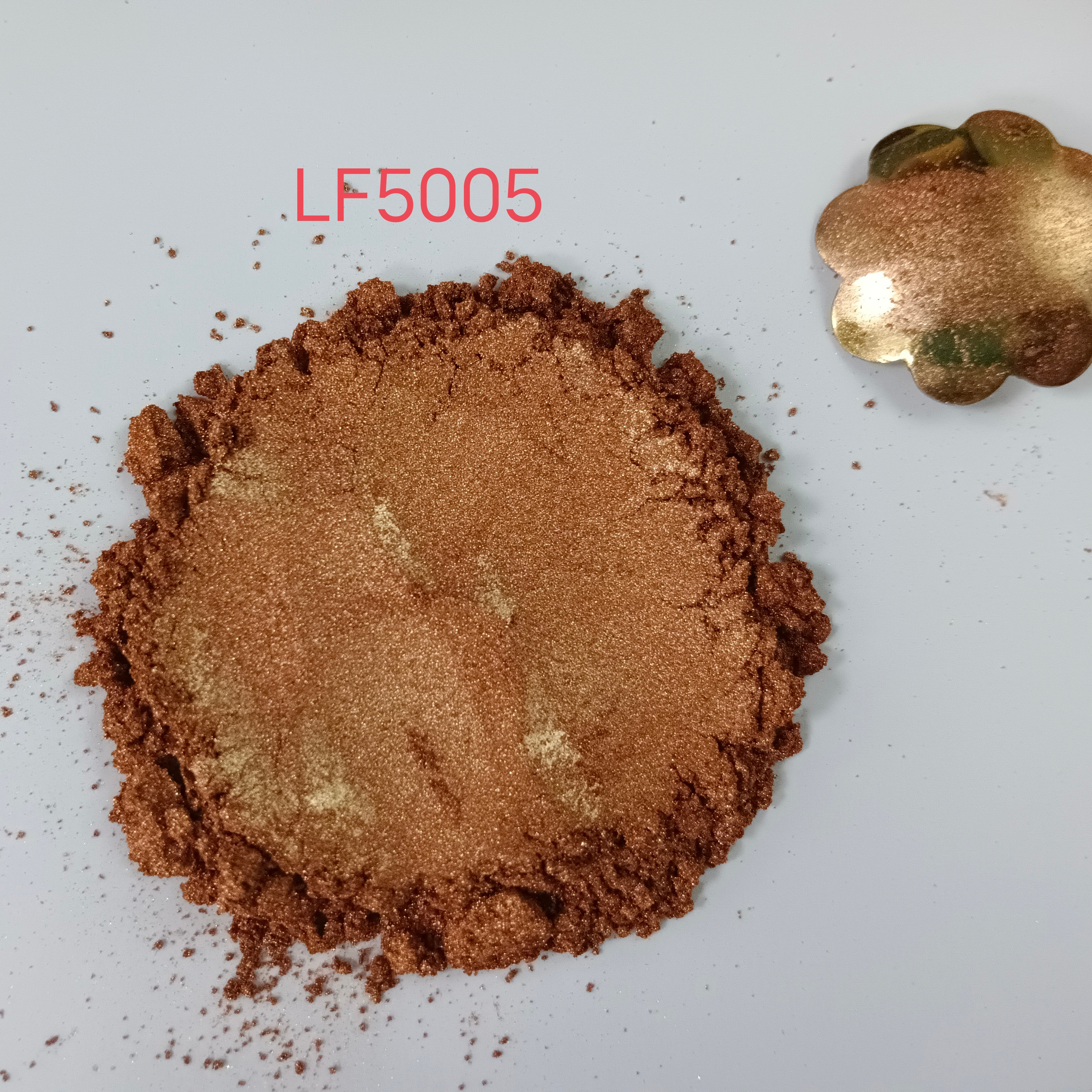 Factory Price Wholesale Features High Coloring Multi-purpose Edible Grade Brown Antique Copper Mica Powder Pearl Glitter Powder