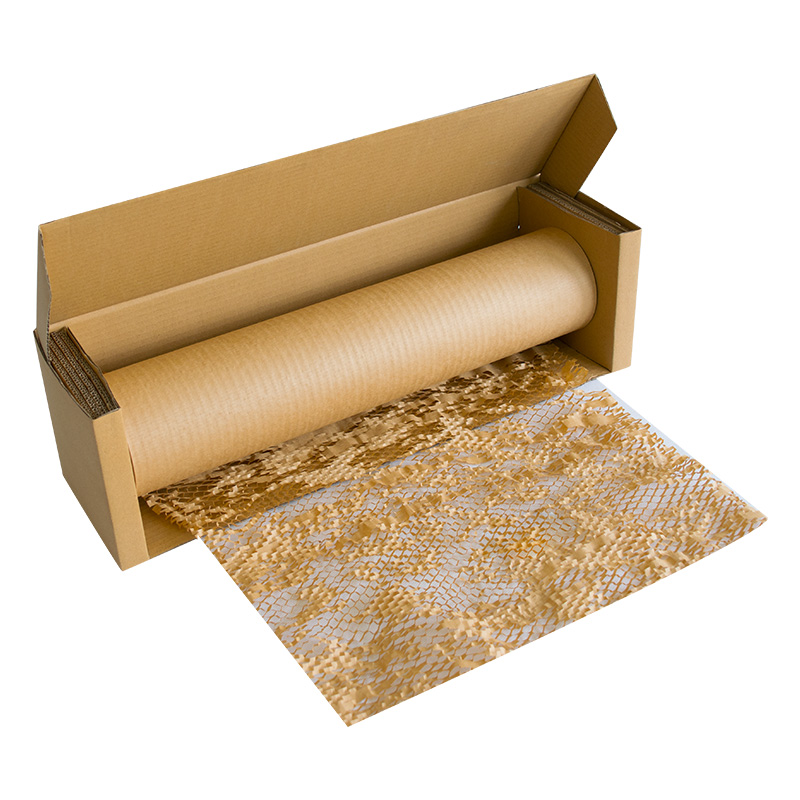 Fast Delivery Packaging Kraft Filling Buffer Protective Cushion Wrapping Honeycomb Craft Paper