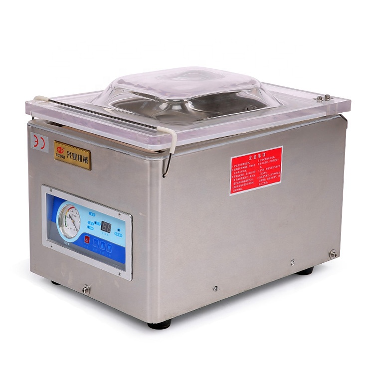DUOQI DZ260 220v Промышленный Настольный упаковщик пищевая заставка вакуумный упаковщик пищевая вакуумная упаковочная машина для пластиковых пакетов