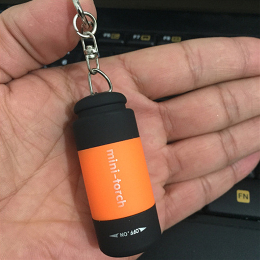 1 шт. мини-брелок Карманный фонарик USB Перезаряжаемый светодиодный фонарик водонепроницаемый фонарик для ключей карманный фонарик для ключей фонарик
