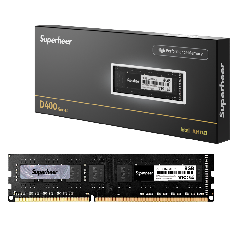 Модуль оперативной памяти Superheer Ddr3, ОЗУ 4 ГБ, 8 ГБ, 1600 МГц, подходит для настольного ПК
