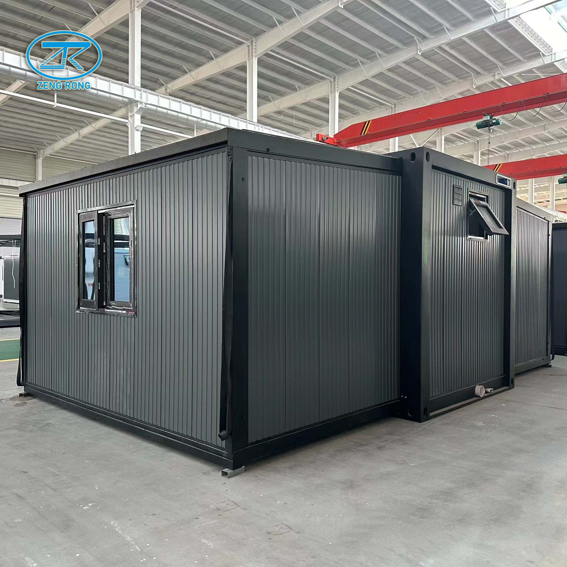 10ft Steel Expandable Container House 18sq.m. Folding Prefab Office Tiny Home Flat Containers Shop Mobile Villa
