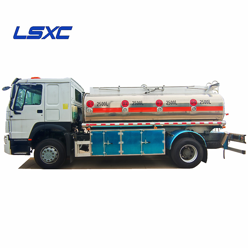 Заводская распродажа Sinotruk Howo 4x2 Adr Euro2 стандартный дизельный грузовик 2500l топливный бак