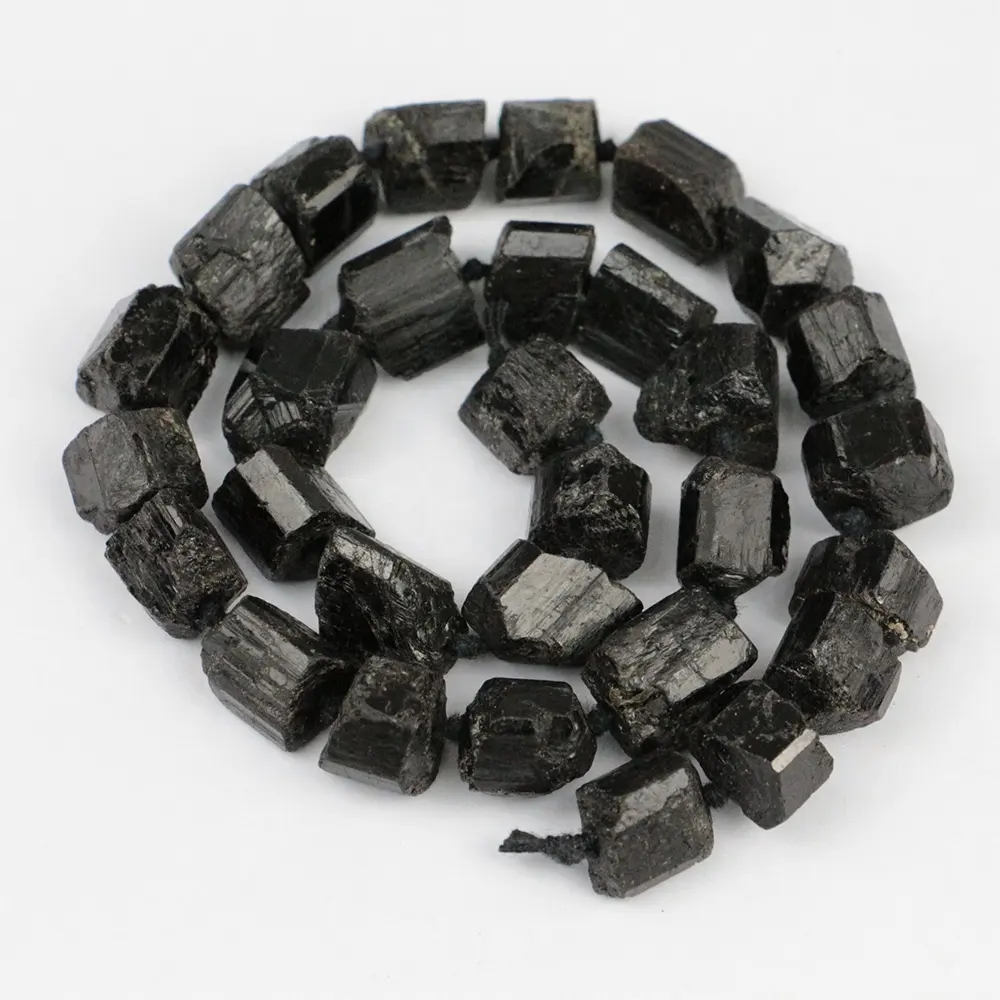 LS-A524 к требованиям заказчика; Сверкающие; Удивительный черный турмалин незакреплённые бусины сырья драгоценных камней свободные нити черного бусины для изготовления ювелирных изделий DIY Лидер продаж 2020