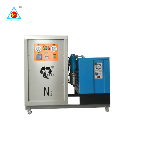 Nitrogen generator for food packing machine