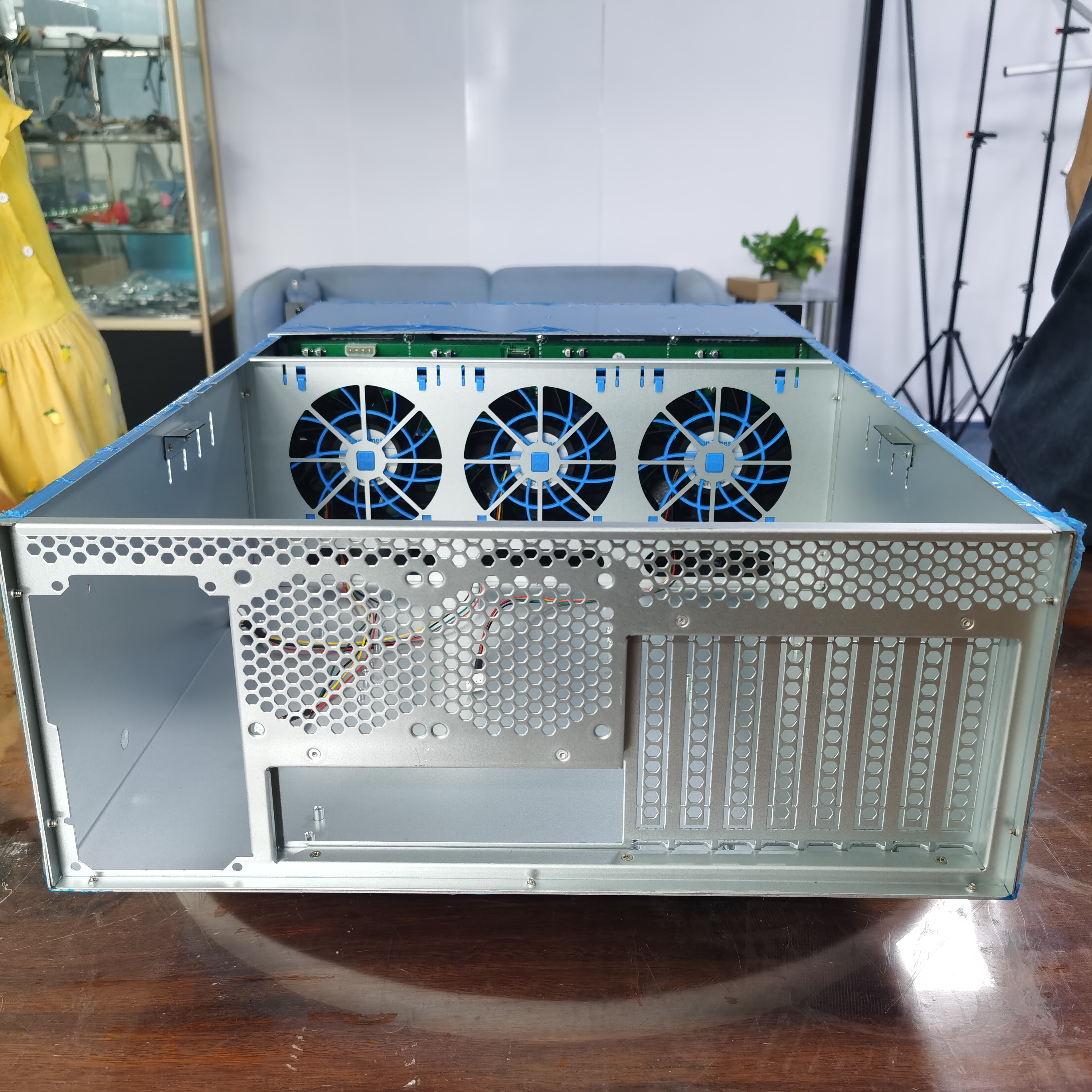 4u IPFS шасси DAOHE супер огромное хранилище 24 отсека корпус сервера Поддержка стандарта 2ucrp источник питания