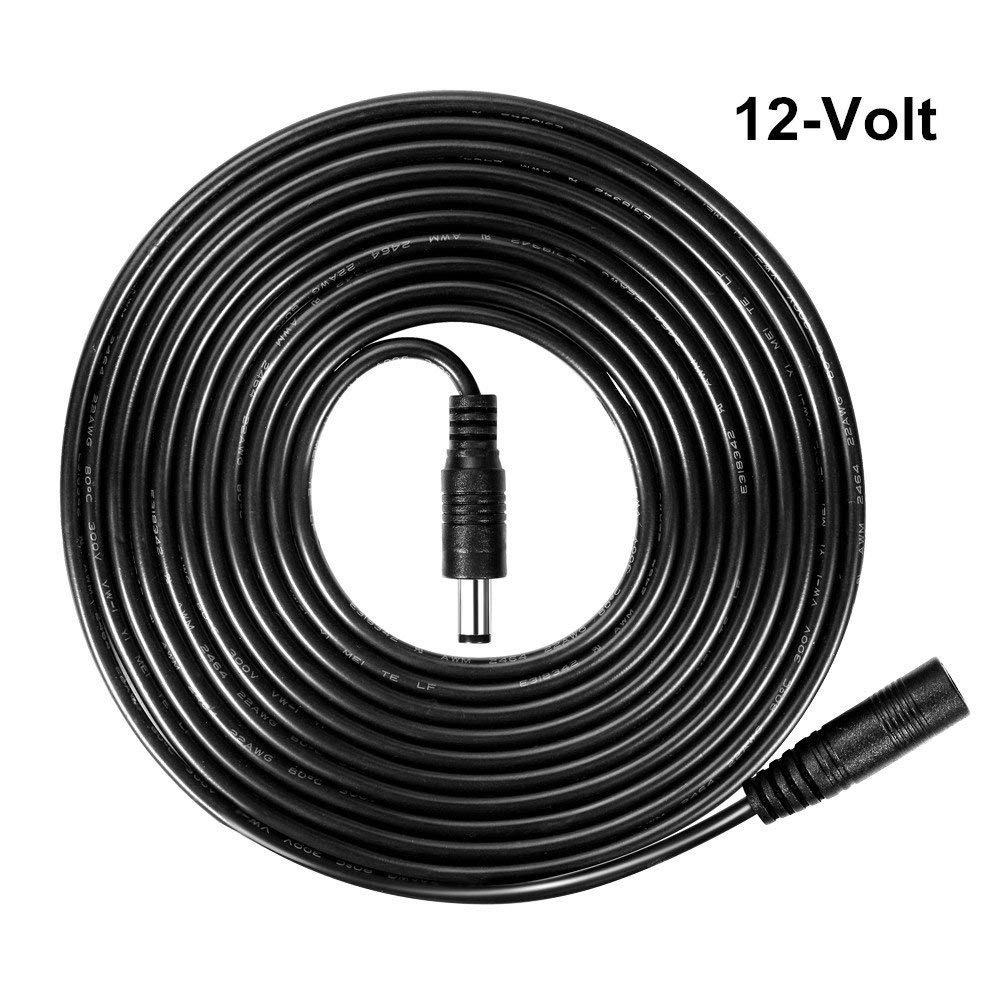 Custom 12V Low voltage 5.5*2.1mm dc power extension cable dc plug cable