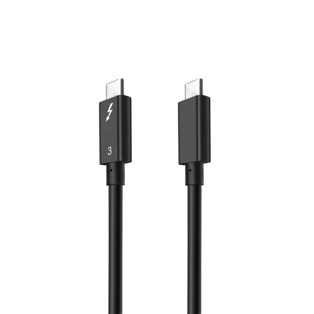 Высокоскоростные кабели 5A20V PD 100W Thunderbolt3 штекер-штекер 40 Гбит/с Type C для синхронизации данных и зарядки