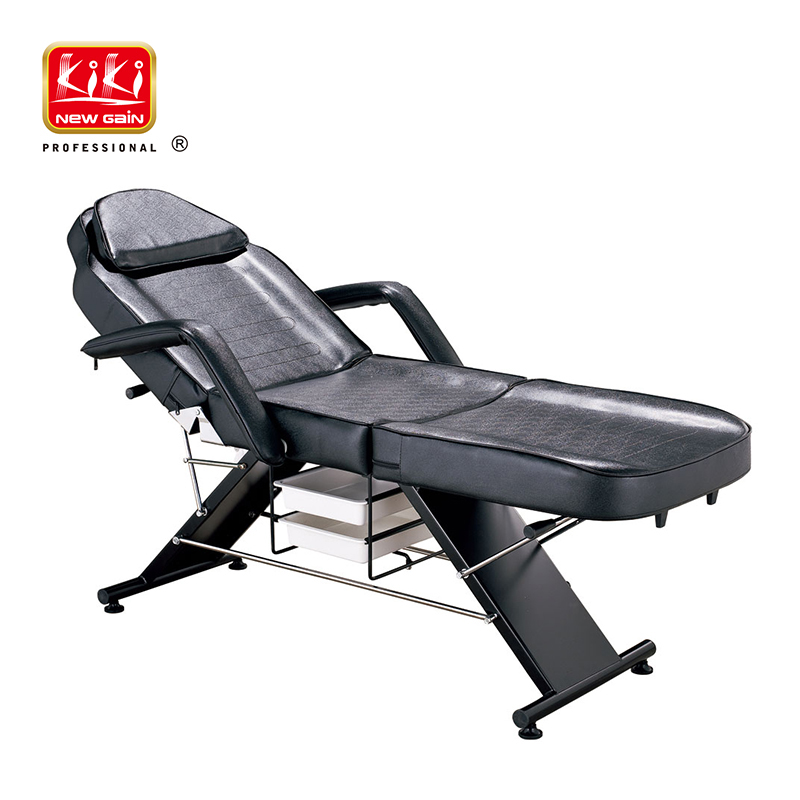 KIKI NEWGAIN ПВХ кожа Cama de masaje косметический салон красоты спа массажная кровать с 2 ящиками