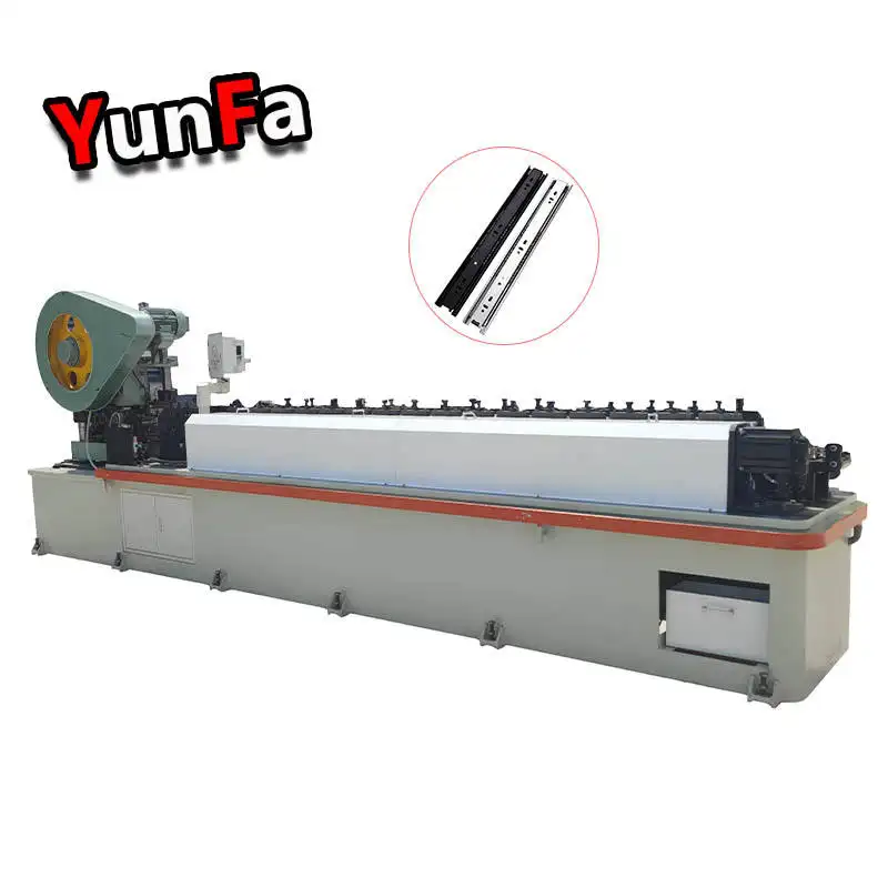 China Manufacturer Technology Telescopic Channel Roll Forming Machine Drawer Runners Slides Production Line Making Machine