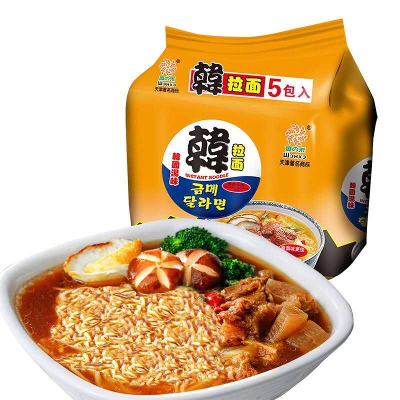 Оптовая цена по прейскуранту завода Корея лапша быстрого приготовления ramen
