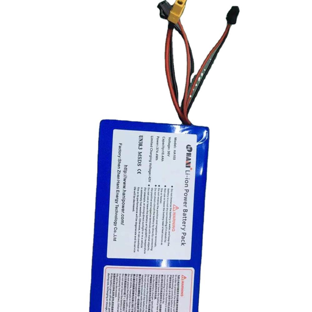 [EU stock]Fodable Electric Scooter Battery Pack HA103 36V 10.4Ah Аккумулятор для Dyu Electric Scooter 36V Li-Ion Battery Pack