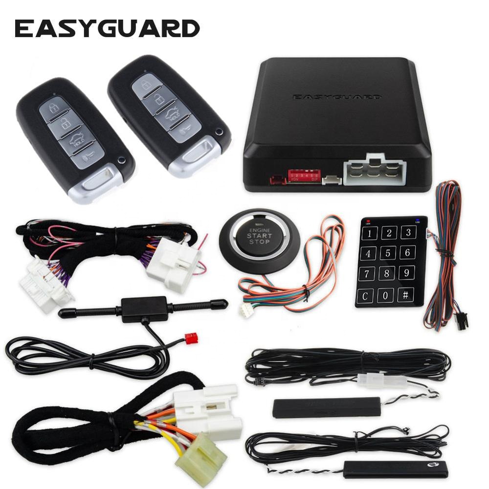 Кнопка запуска pke бесключевой доступ plug and play комплект подходит для kia