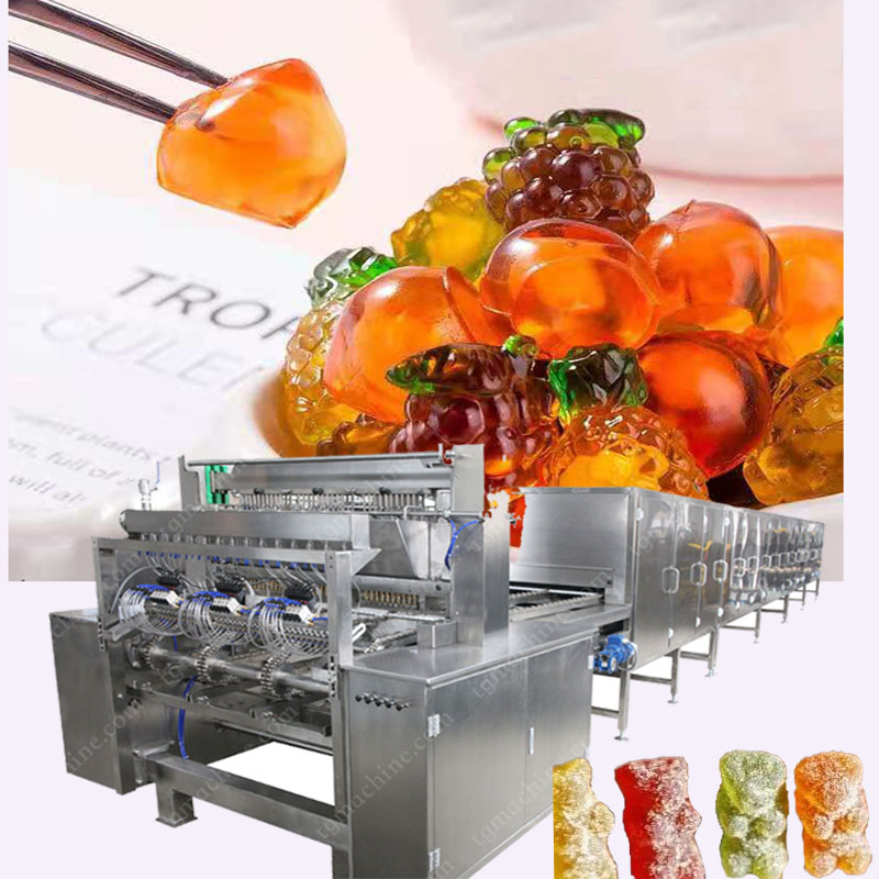 Автоматическая желе gummy медведя для производства желейных конфет клейкий машина производитель желе липких леденцов на конфетоукладочная