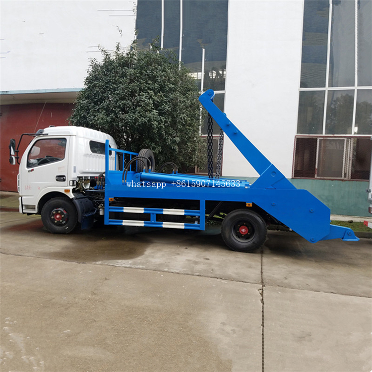 Euro3 dongfeng 4 кубические качели крюк рычаг мусоровоз Малый мусор сбора транспортного средства