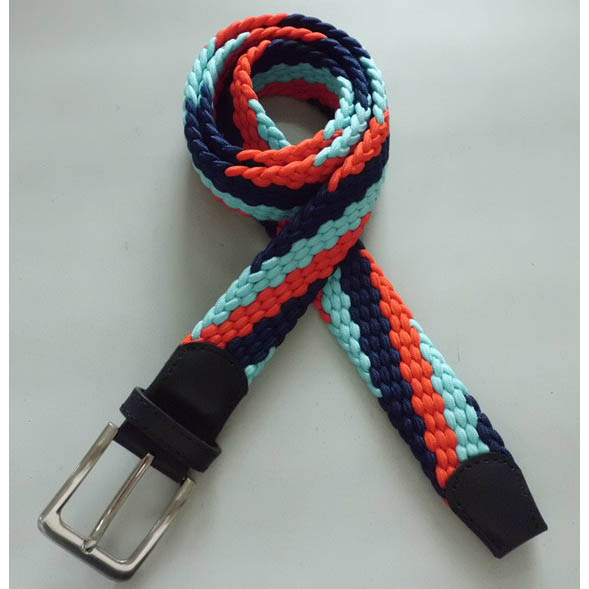 canvas fashion lady braided gent belt
