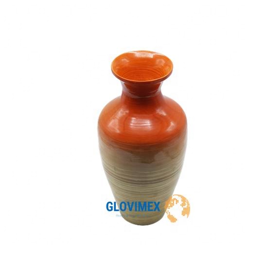 2021 New Design Astonishing Spun Bamboo Decorative Flower Vase For Coffee And Housing Made in Vietnam