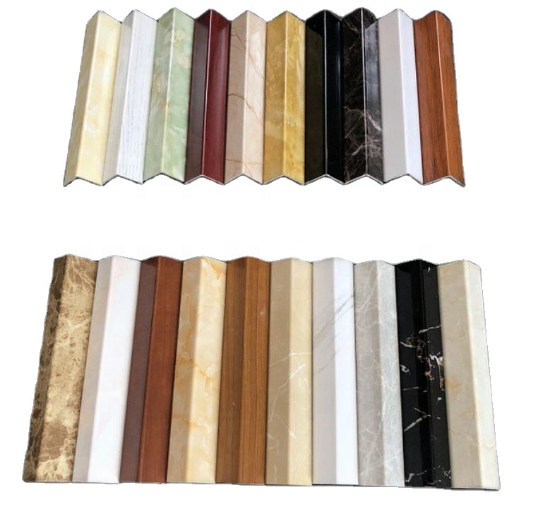 Hot sale wall protector marble L shaped pvc corner guard