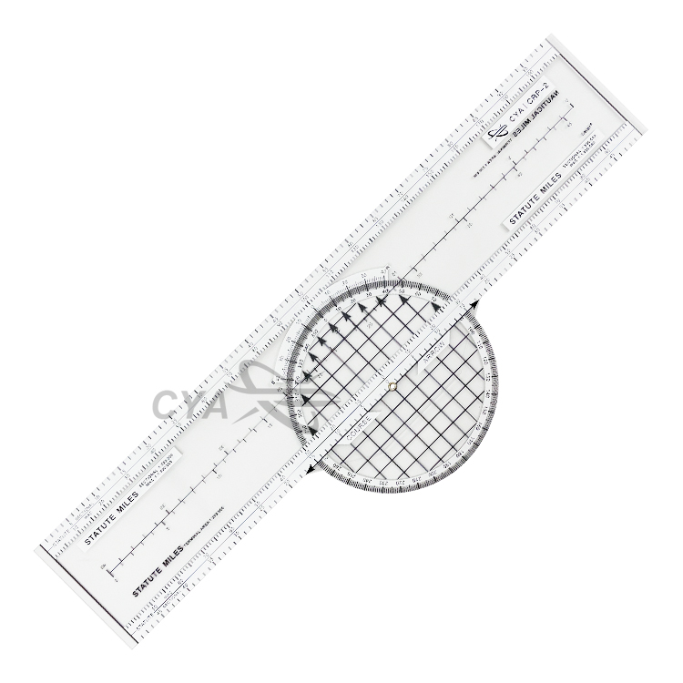 Navigation Plotter Includes rotating azimuth protractor, plotter measures 13'' x 4-1/'' CRP-2 CYA