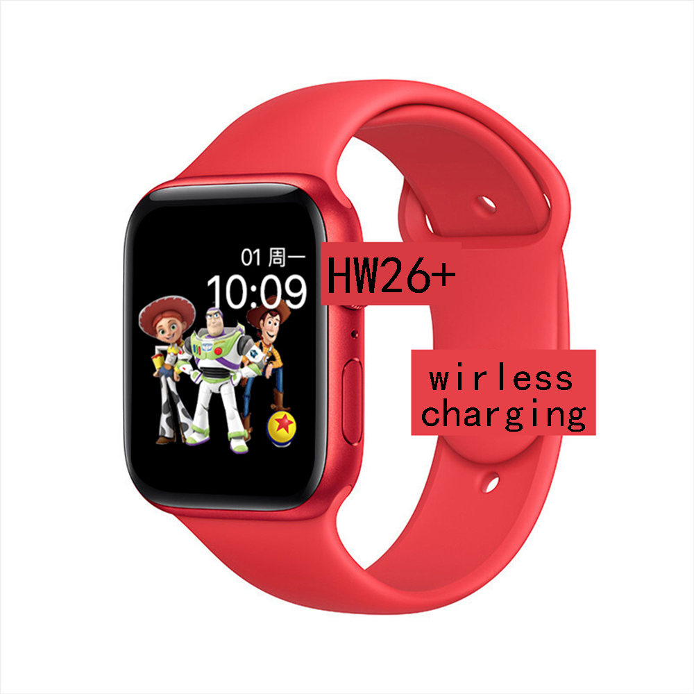 Новое поступление 2021 года, Смарт-часы serie6 applewatch HW26 reloj inteligente ip67, Смарт-часы серии 6 mtk2502 с беспроводной зарядкой