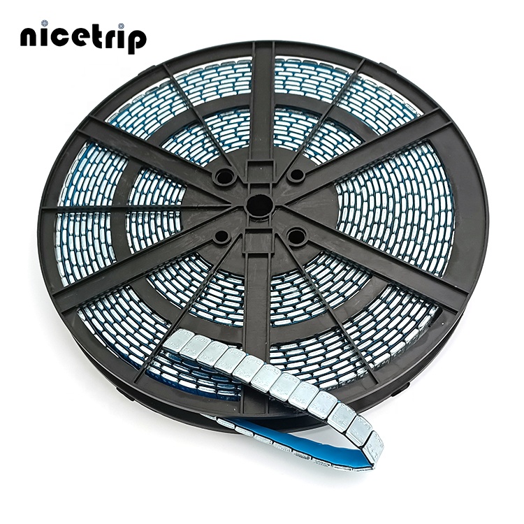 Roll Balancing Adhesive Tire Weights Zn zinc Wheel Balance Weights5kg blue tape