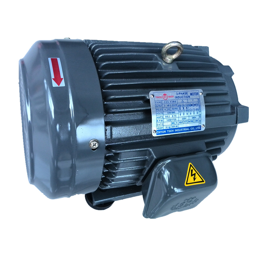 Прямая продажа с завода, трехфазный асинхронный электродвигатель 3hp-2, 2 кВт переменного тока, 220 В, 380 В
