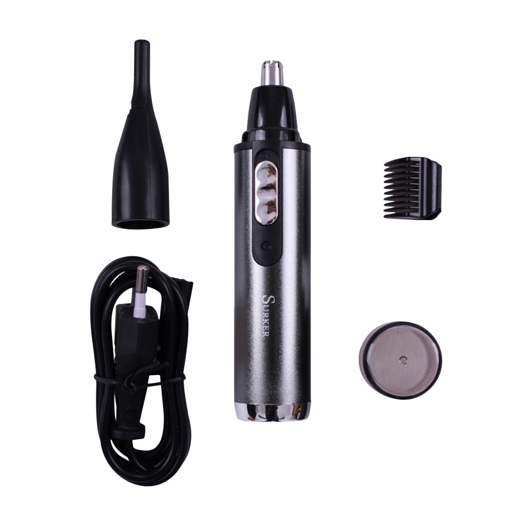 SURKER Multifunctional Electric Eyebrow Trimmer 3 In 1 Nose Hair Trimmer