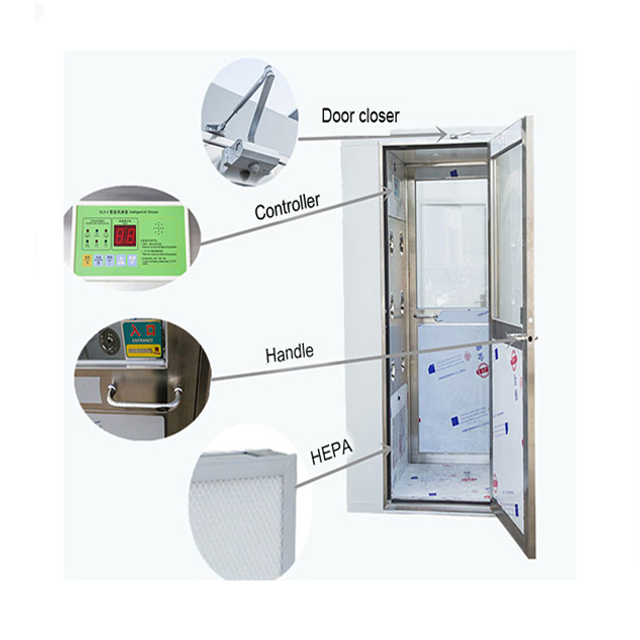 Beautiful appearance high quality air shower
