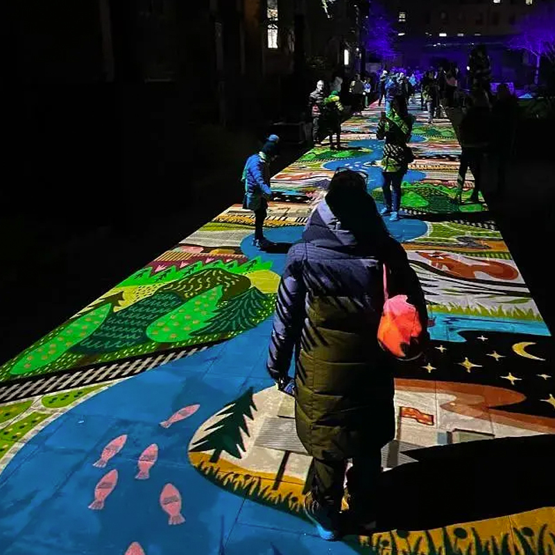 Outdoor Floor Interactive Projection Interactive Projection Floor Interactive Projector