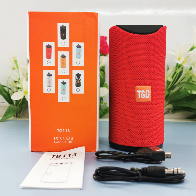 Hot Sale TG113 Wireless Speaker 10W Portable Outdoor Loudspeak stereo Sports TG 113 Waterproof t&g speaker