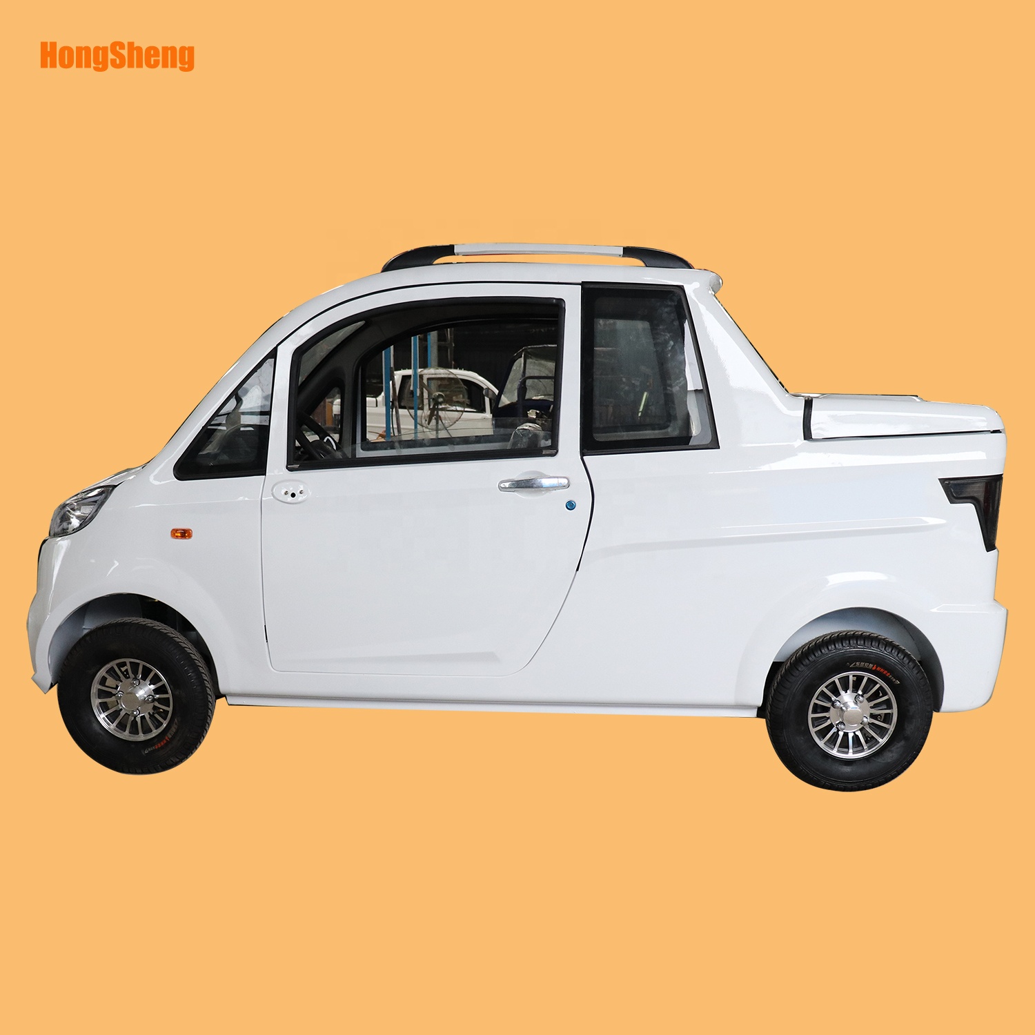 China 4 wheel cheap electric truck/electric pickup with lithium battery