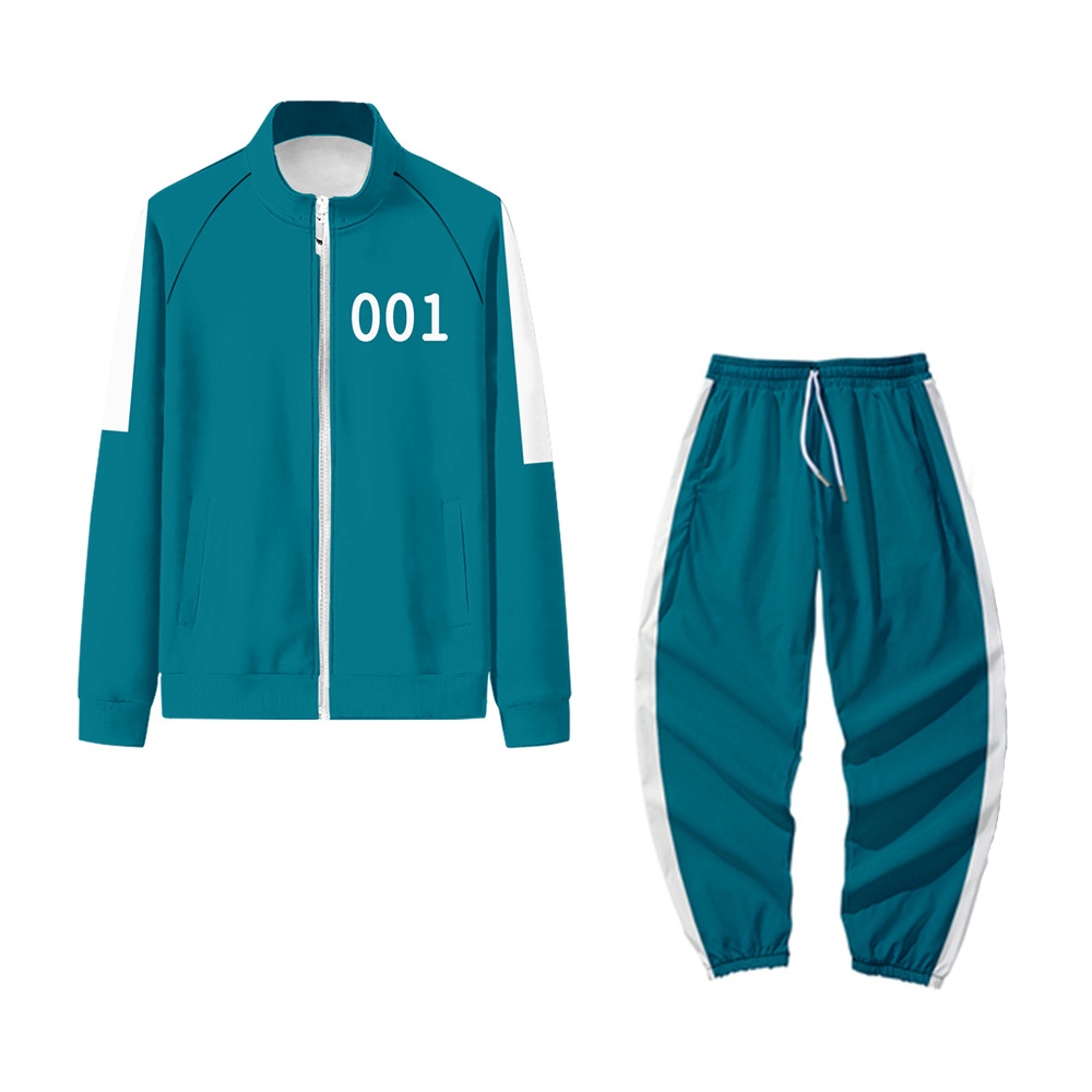 S-XXXL 2021 hot product loose blue squid game jacket for adults