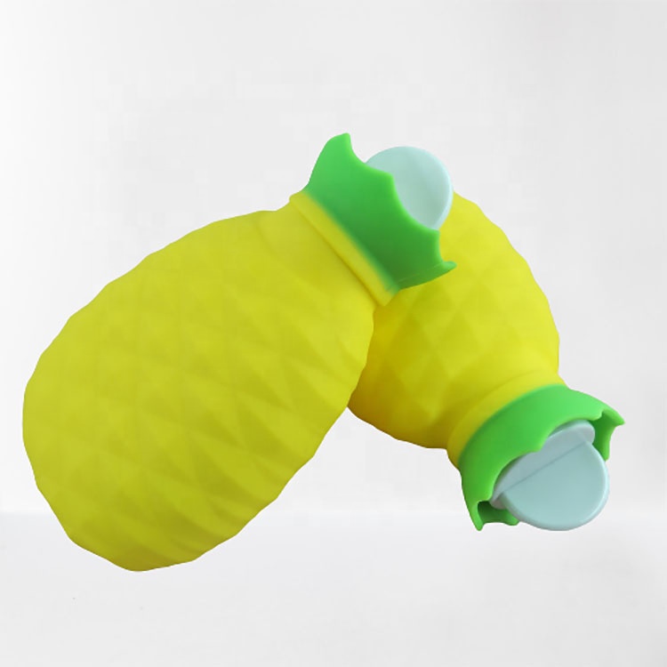 wholesale OEM design pineapple fruit hand warmer waterproof rubber hand warmer