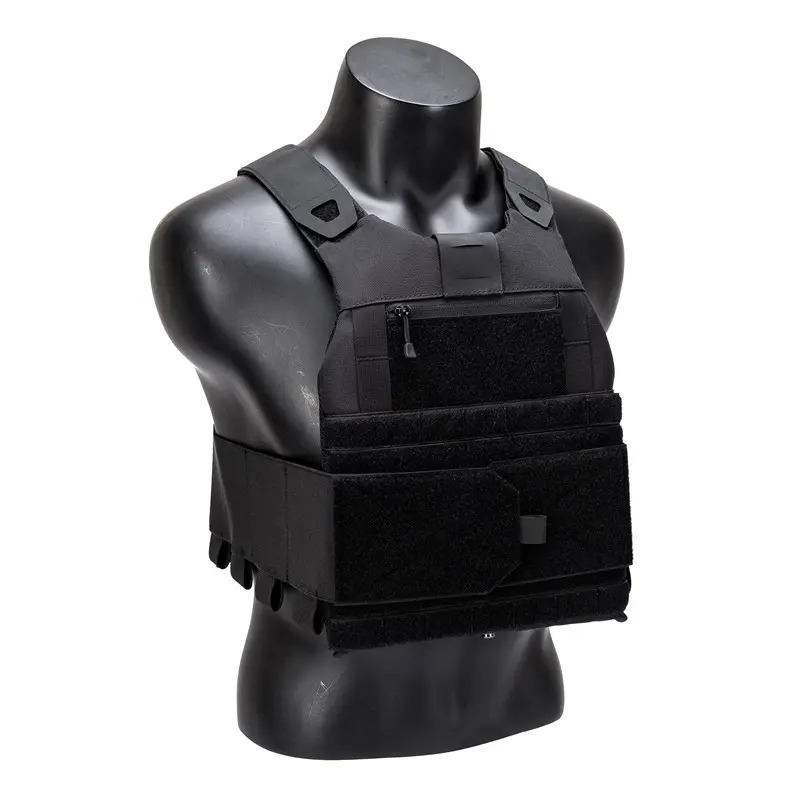 GAF Black Color Soft Breathable Tactical Vest Light Weight Plate Carrier Chalecos-tacticos Crossfitness Vest