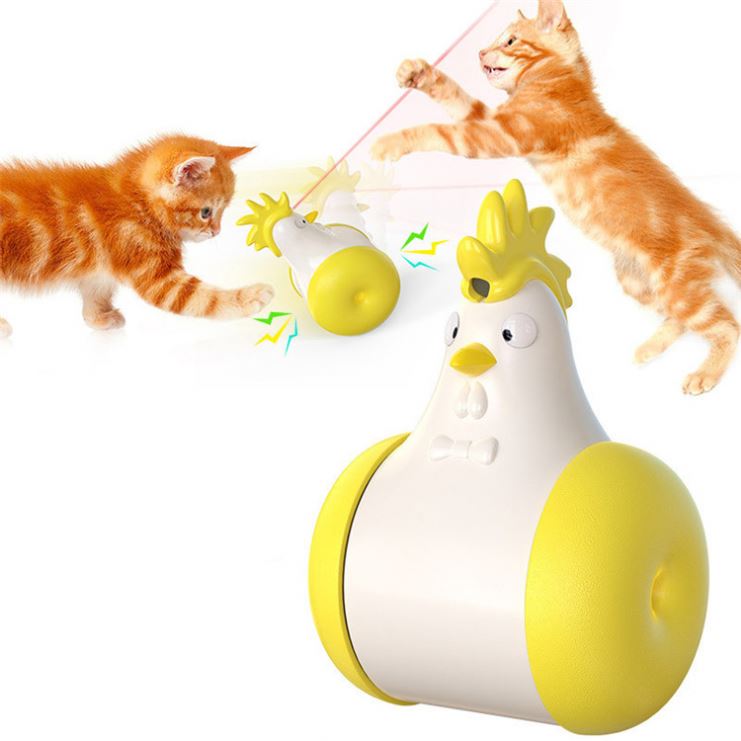 Hot Sale Laser Ball Tumbler Pet Dog Cat Ai Programming Toy Robot