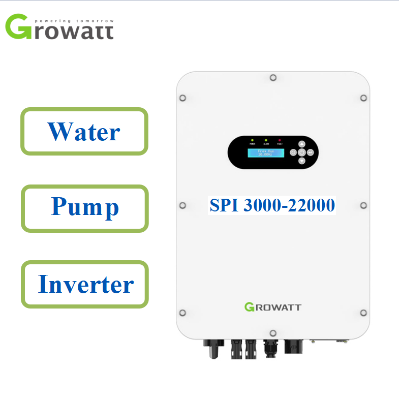Неэлектрические однофазные трехфазные солнечные насосные инверторы Growatt 3 кВт 7,5 кВт 9,2 квт 11 кВт 5 кВт