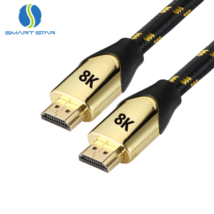 Высокоскоростной Hdmi 4K a к корпусу ABS Hdmi 2,1 медный кабель с нейлоновой сеткой Ethernet 18 Гбит/с