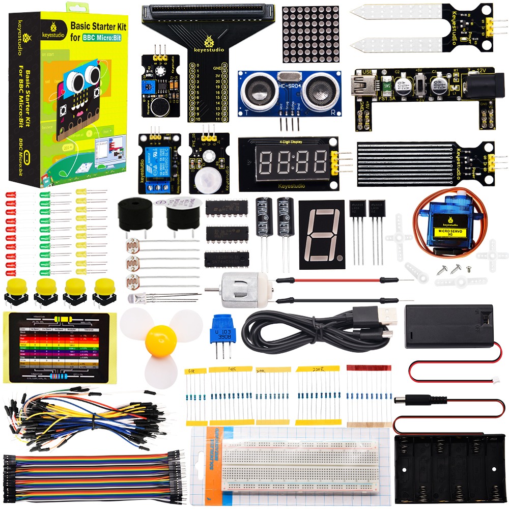 Keyestudio микробит базовый стартовый набор Diy Электронный комплект для BBC Micro:bit