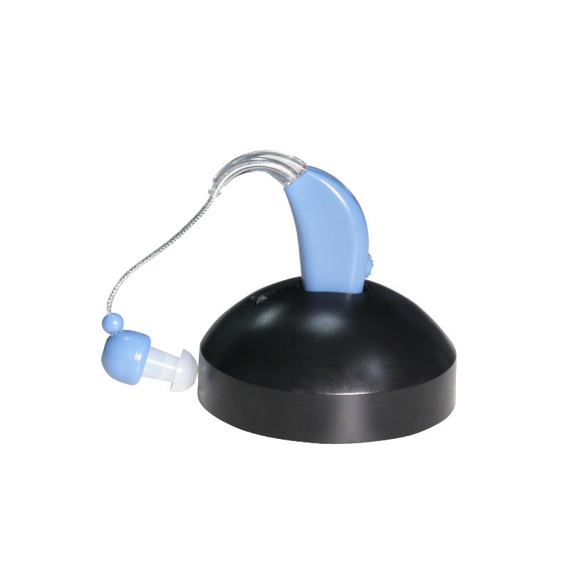 Rechargeable Portable Mini Hearing Aids Sound Voice Amplifier Behind The Ear For The Elderly Hearing Aid EU/US Plug